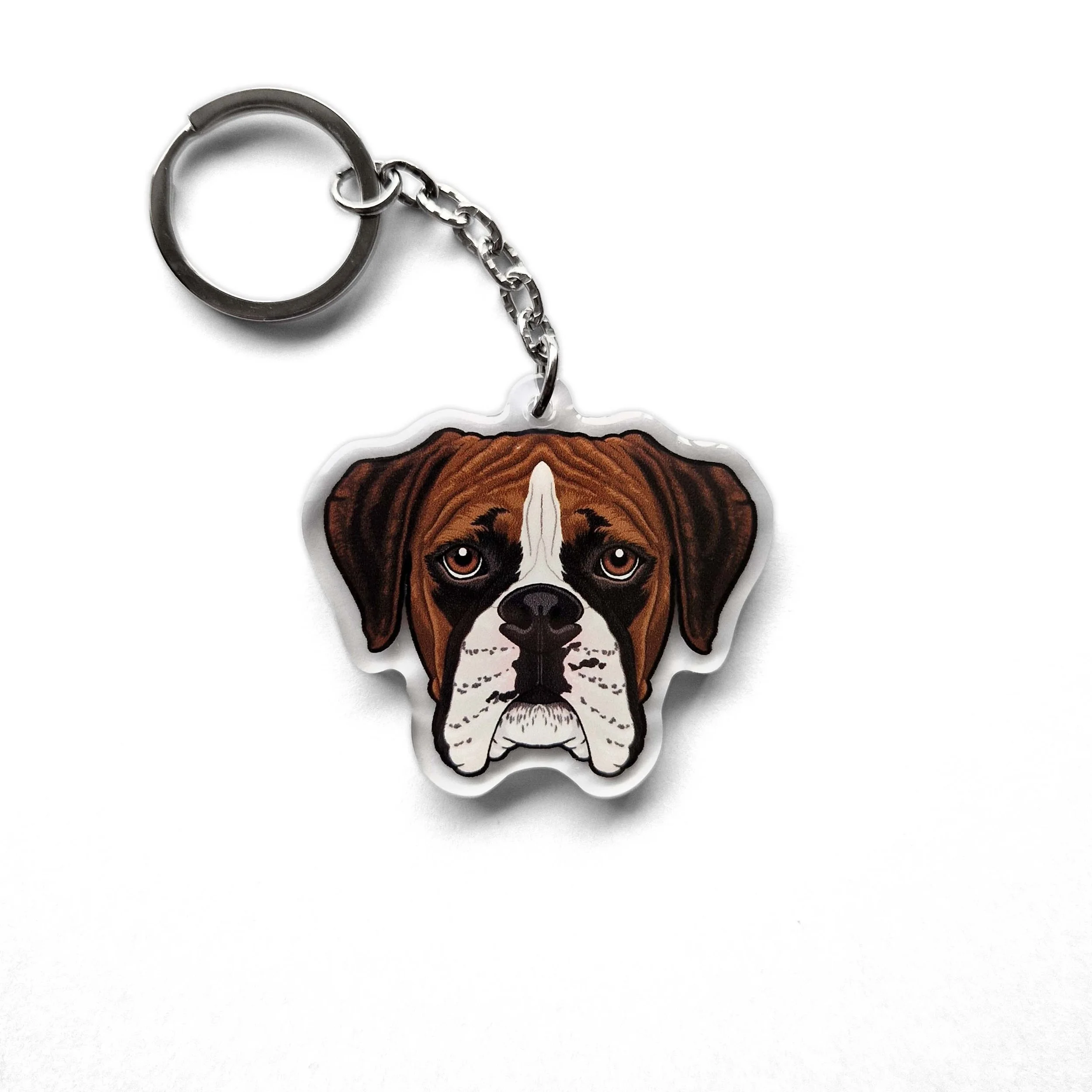 Boxer dog hotsell keyring